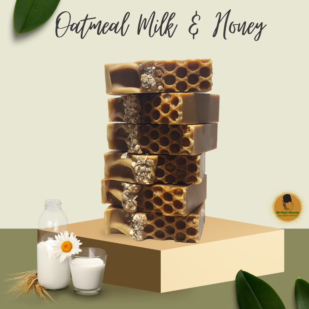 Oatmeal Milk & Honey Soap, Handmade Tallow Soap