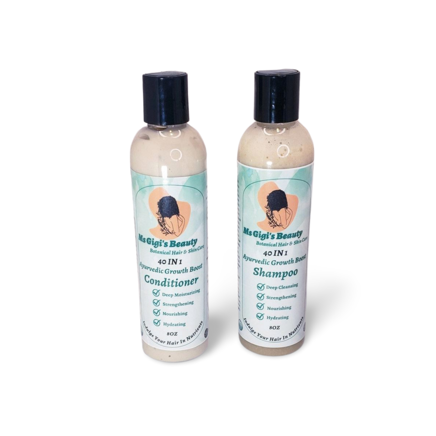 Ayurvedic Shampoo, Ayurvedic Conditioner, Ayurvedic Shampoo & Conditioner, 40 IN 1 Ayurvedic Growth Boost Shampoo & Conditioner