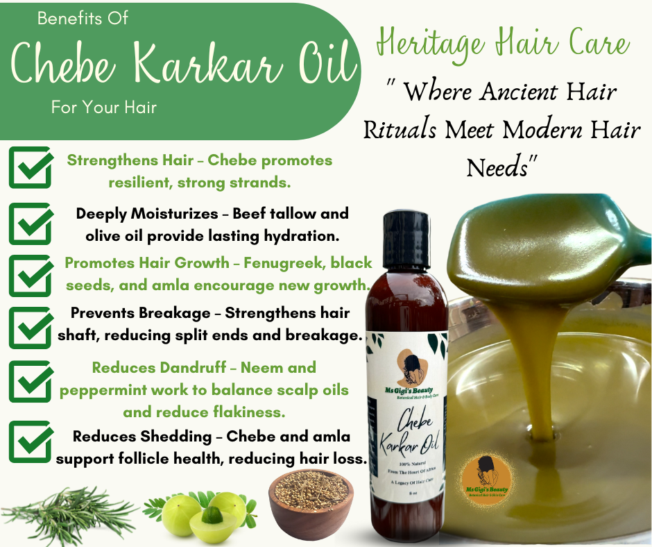 Chebe Karkar Herbal Oil