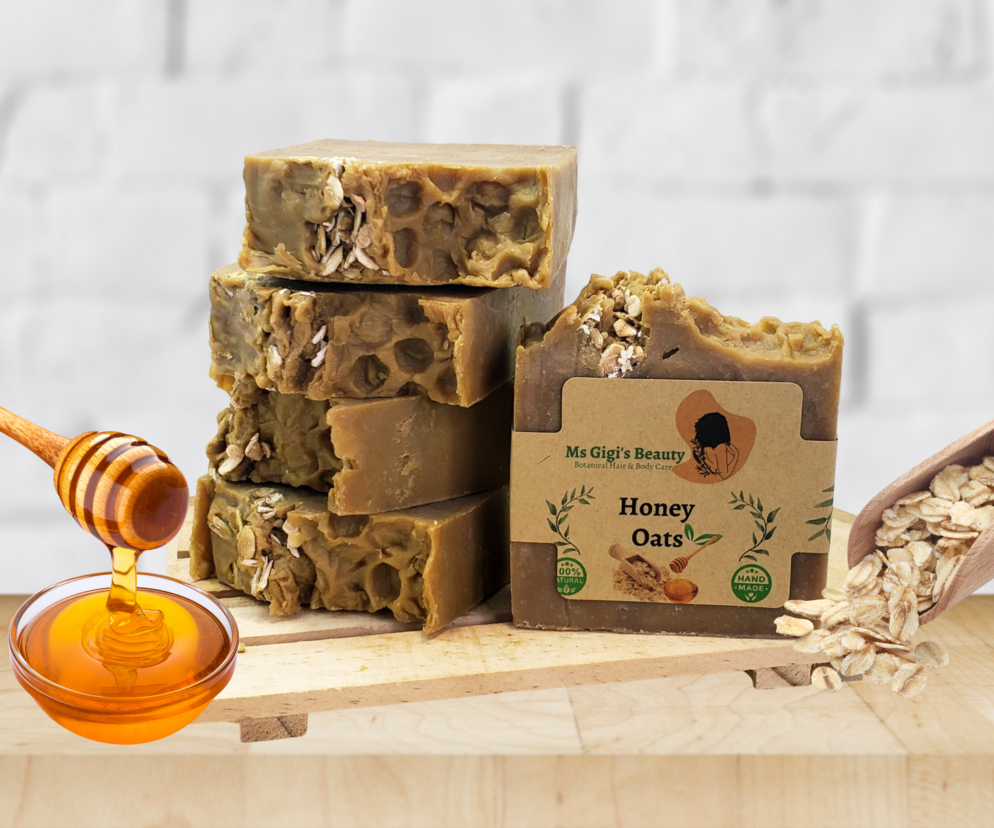 Honey Oats Soap Bar