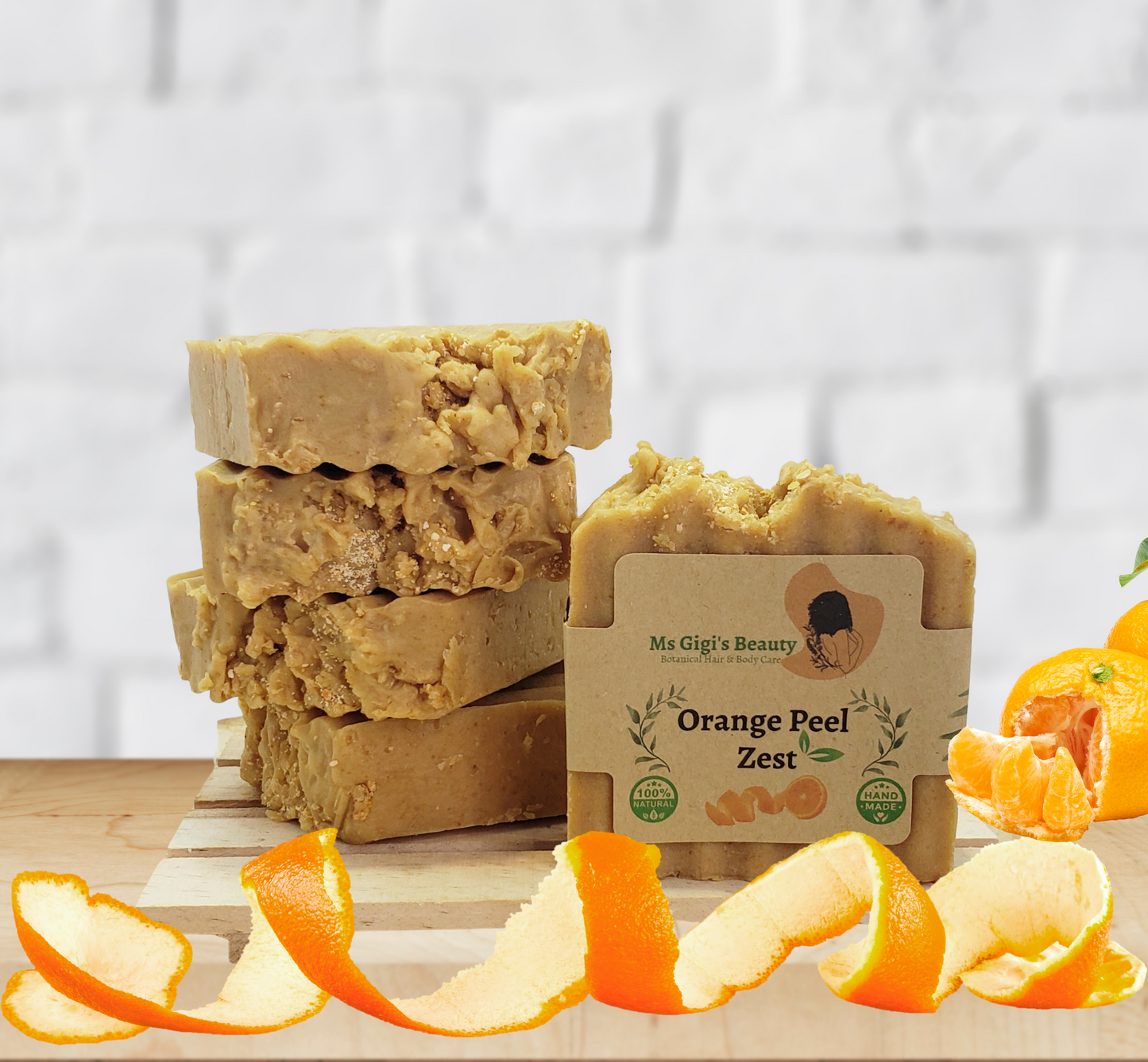 Orange Peel Zest Soap Bar