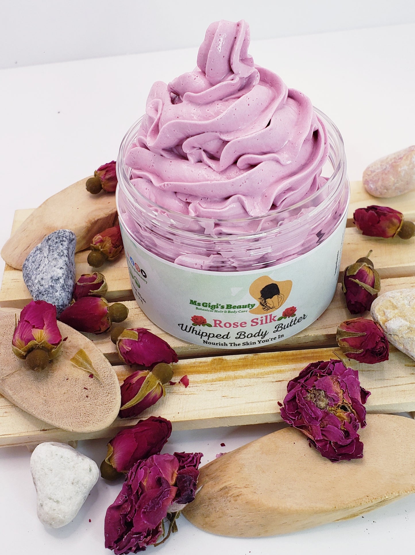 Silky Whipped Body Butter, Rose Silk, Lavender Silk, Vanilla Silk, Lavender Vanilla Silk