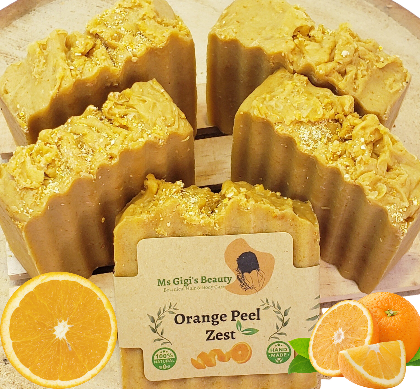 Orange Peel Zest Soap Bar